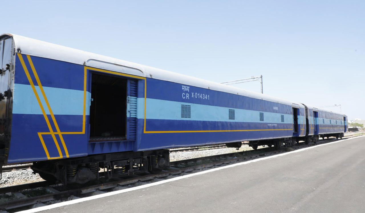 South Central Railway starts Rail Post Gati Shakti cargo service