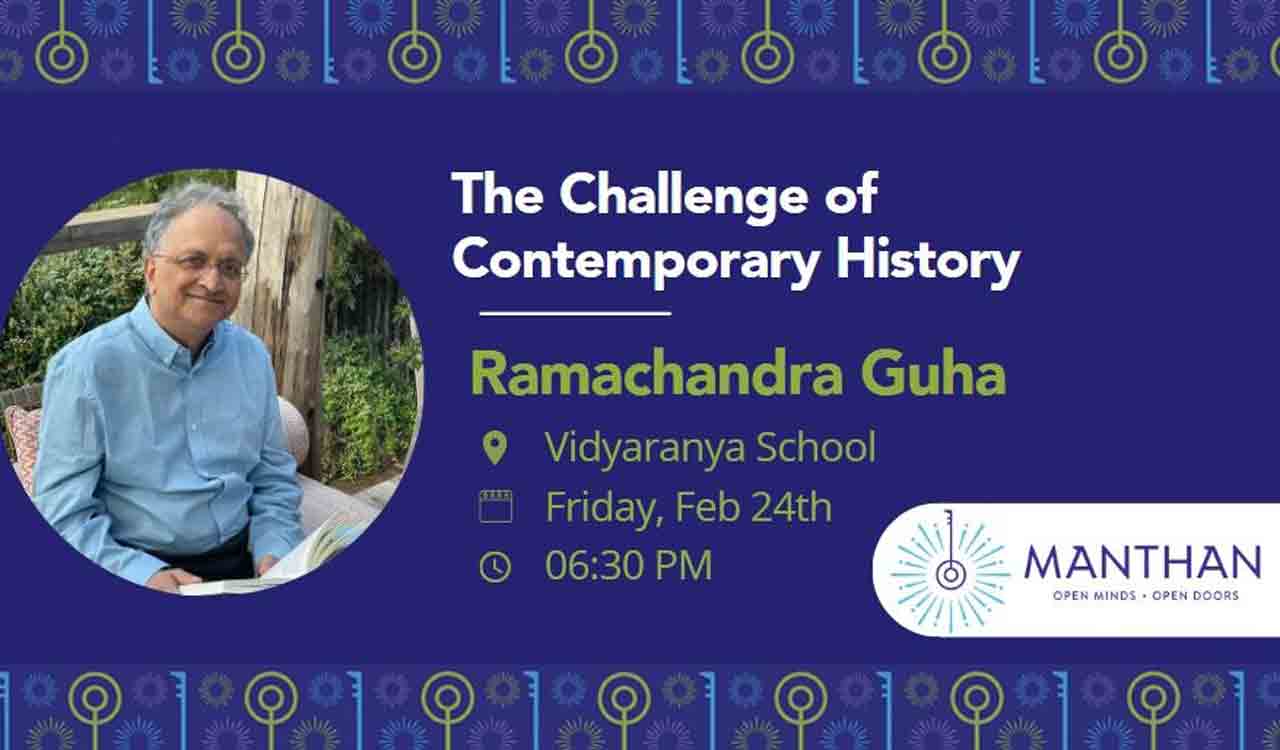 Historian Ramachandra Guha to speak in Hyderabad on Feb 24