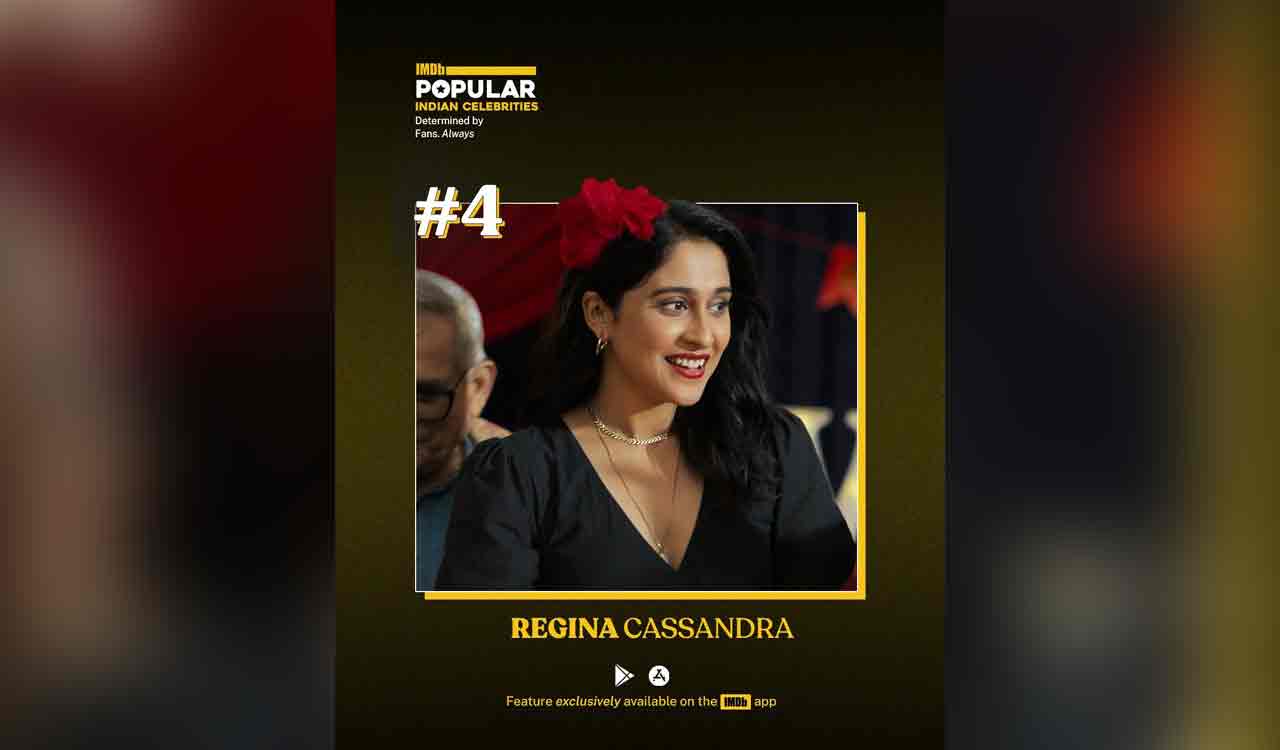 Regina Cassandra features in IMDB’s Popular Indian Celebrities list