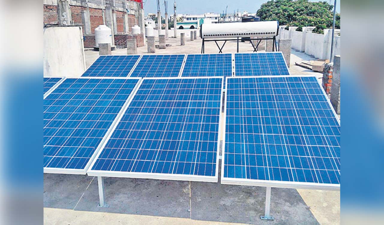 Karimnagar SHG members to get subsidized solar power units
