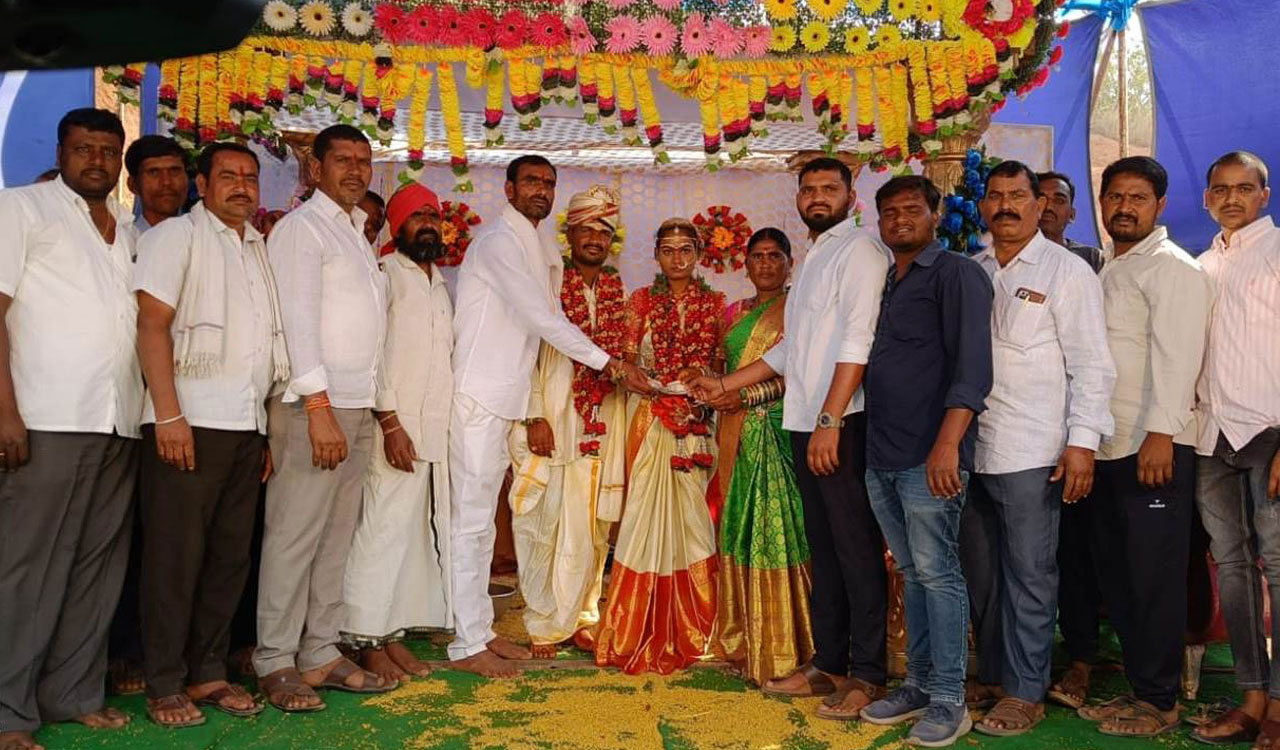 Inspired by KCR, Shivannagudem Sarpanch launches Kalyana Devena