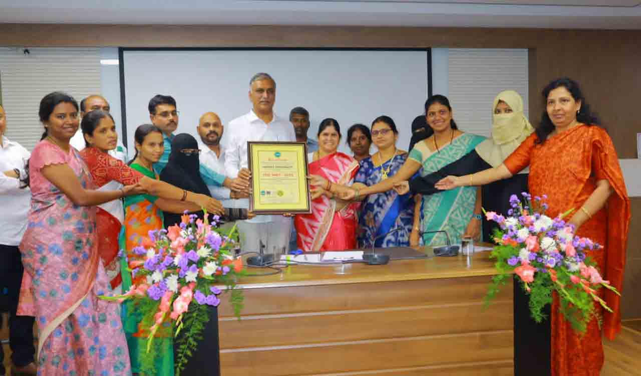 Siddipet becomes first Municipality in TS to get three ISO certificates