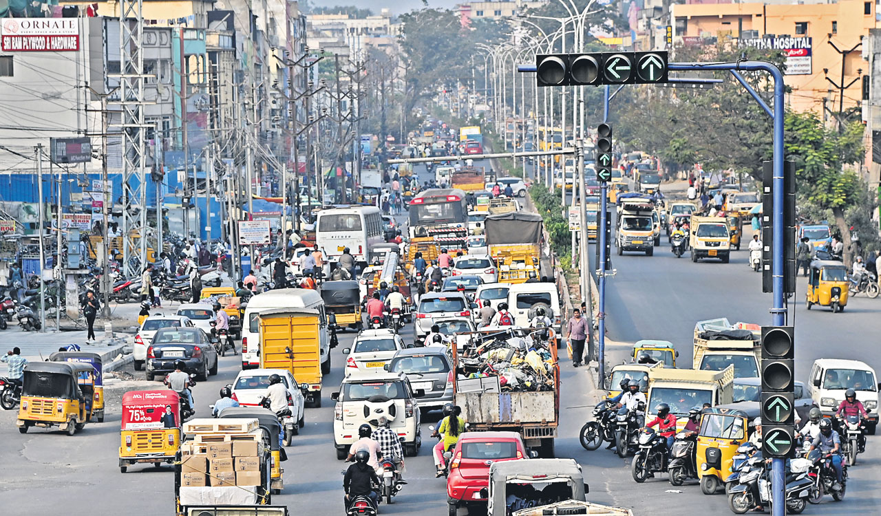 Vehicle population crosses 1.5 crore in Telangana
