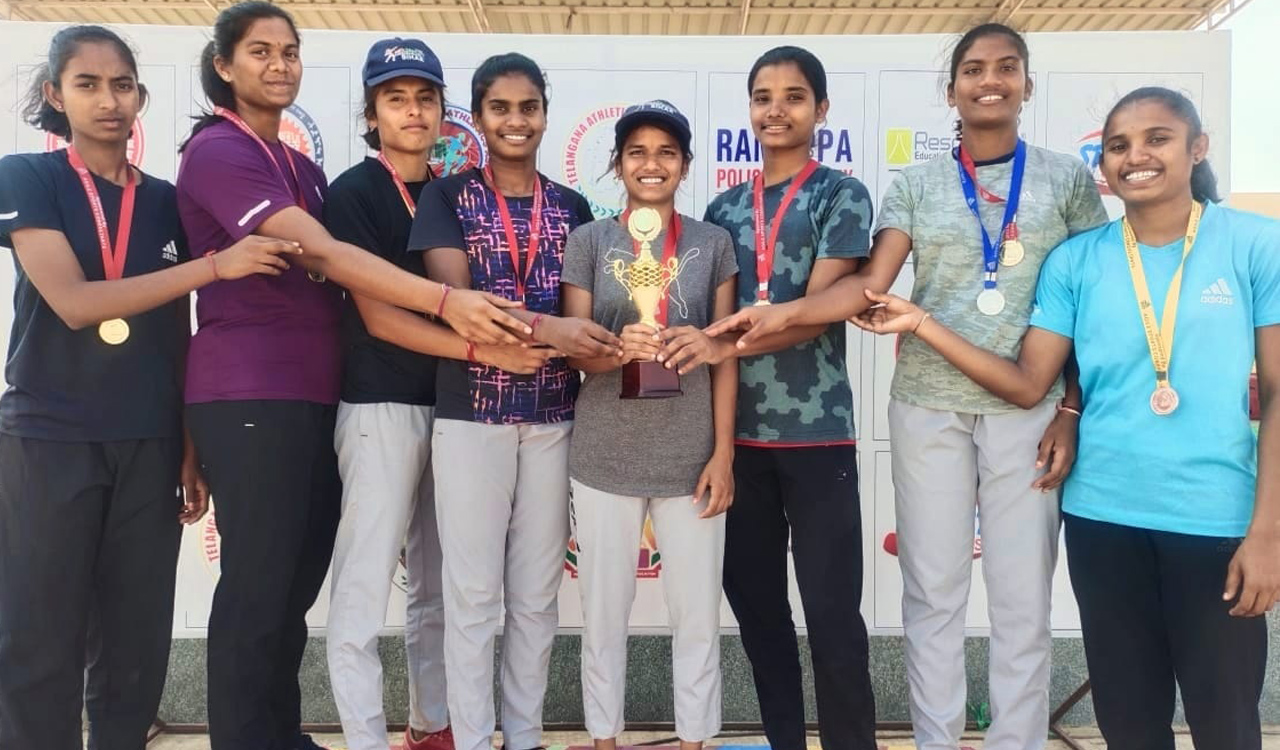 Rich medal haul for TSWREIS athletes at TS Youth Athletics Championships