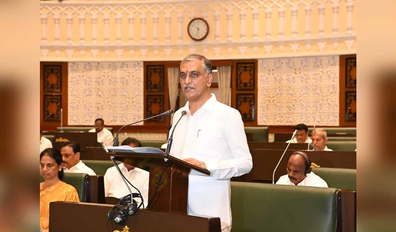 Harish Rao lashes out at Centre in budget speech