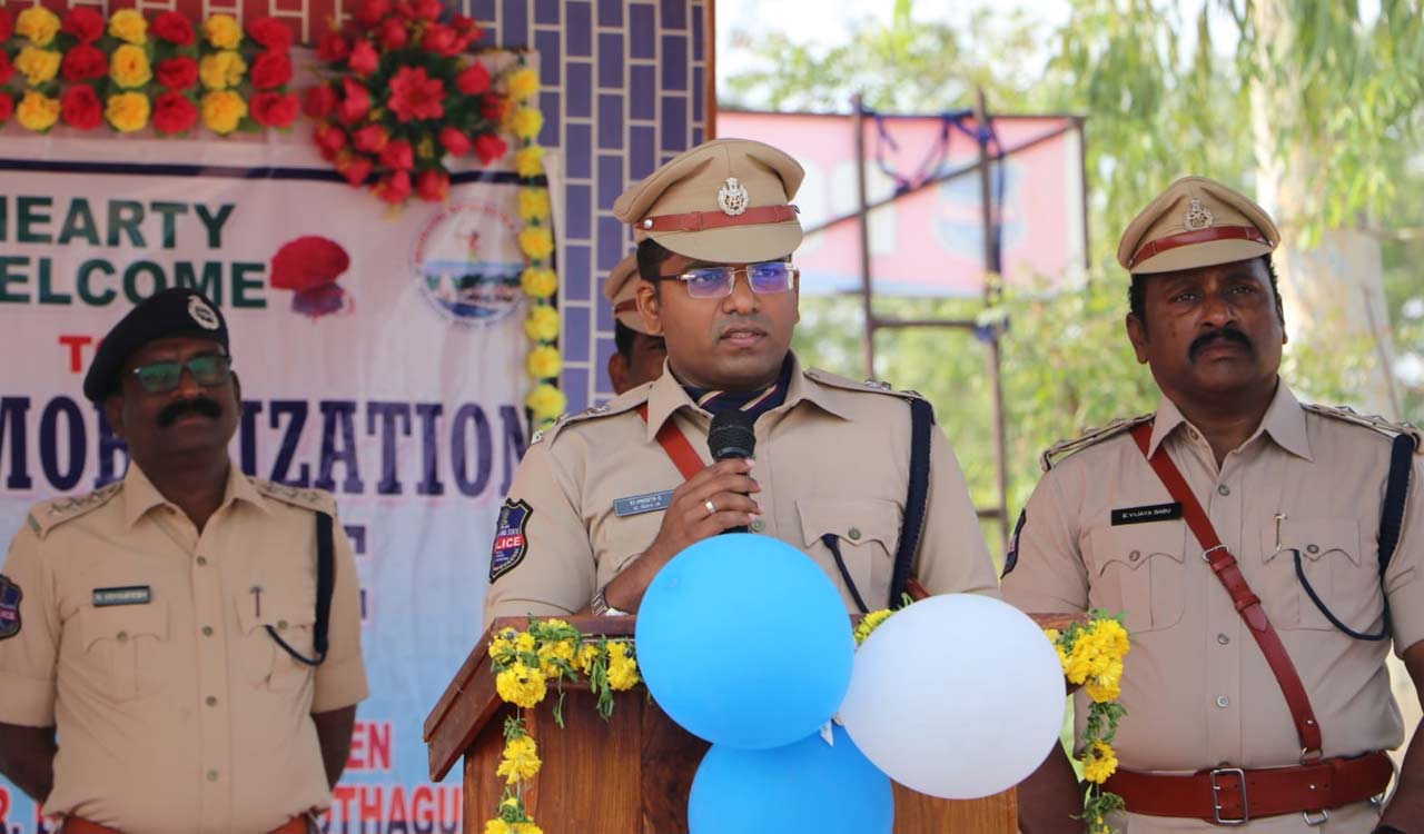 Role of Armed Reserve Police is important in police department: Kothagudem SP