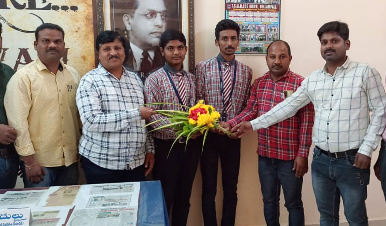 Two students of TSWR CoE-Bellampalli get seats in Azim Premji University
