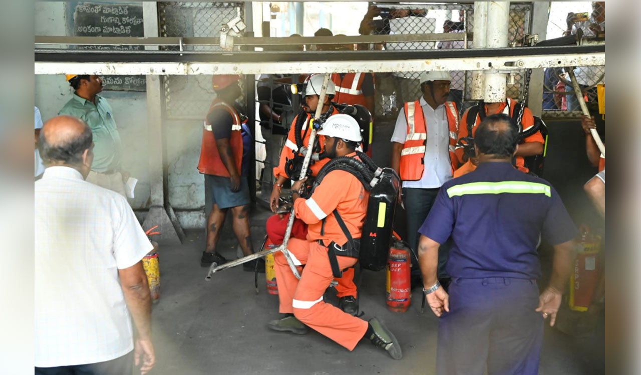 Two coal miners fall ill after toxic gas leak in underground mine in Mancherial
