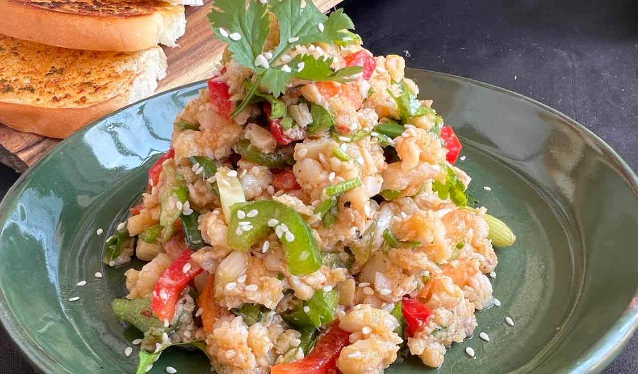 This simple Crab Salad with sesame seed dressing is refreshingly delish