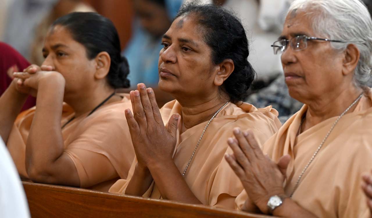 Hyderabad: Ash Wednesday observed at various churches in city