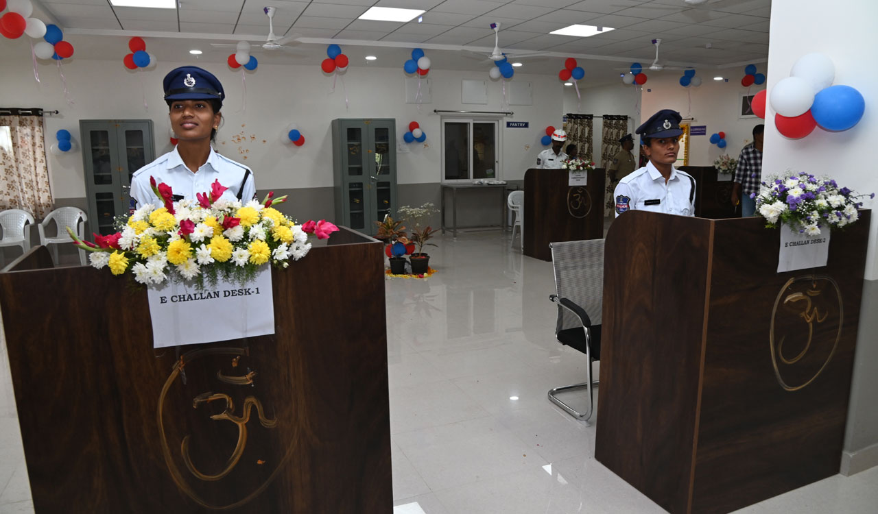 Home Minister Mahmood Ali inaugurates Uppal Traffic Police Station