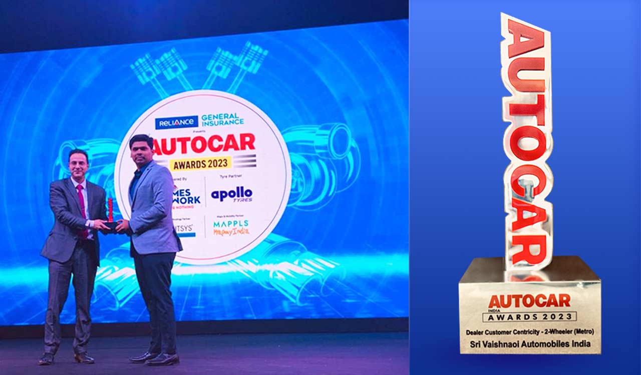 Vaishnoi Honda wins 2023 Autocar India dealer customer centricity 2 wheeler award