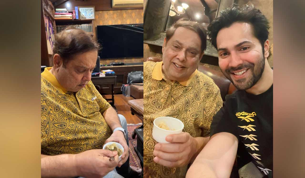 Varun Dhawan cooks halwa for father David Dhawan, latter says “it has very less sugar”