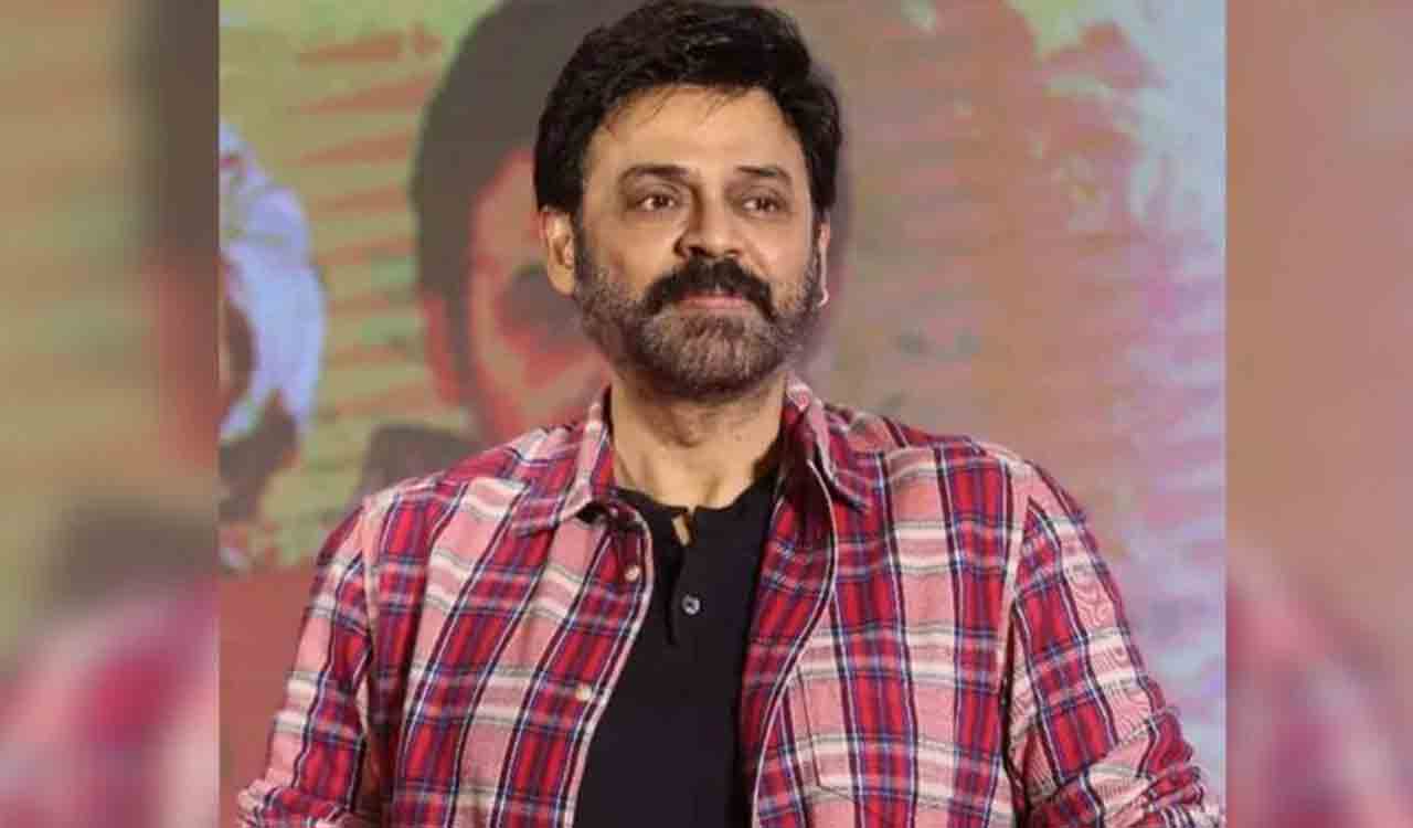 Victory Venkatesh stylishly advertises his first OTT web series ‘Rana Naidu’