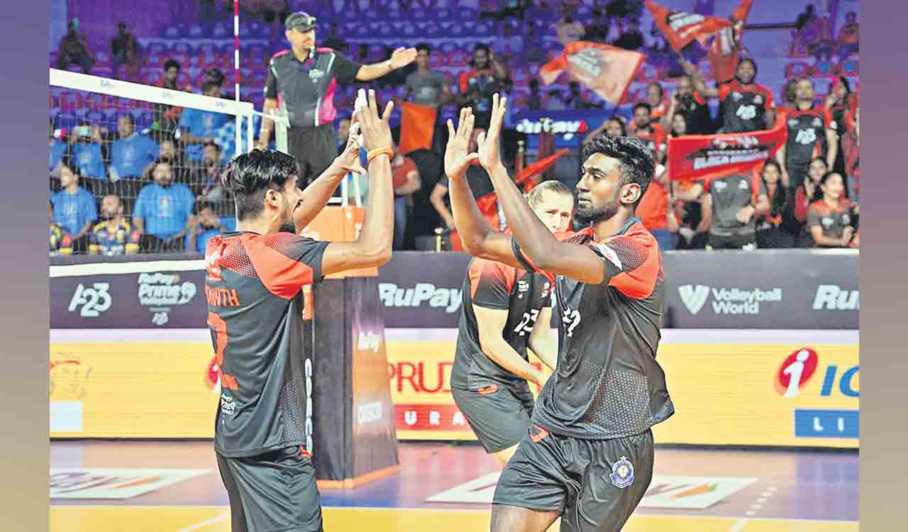 Prime Volleyball League: Hemanth, Guru star in Black Hawks victory