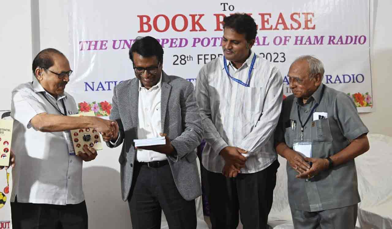 ‘The Untapped Potential of Amateur Radio’ book released in Hyderabad