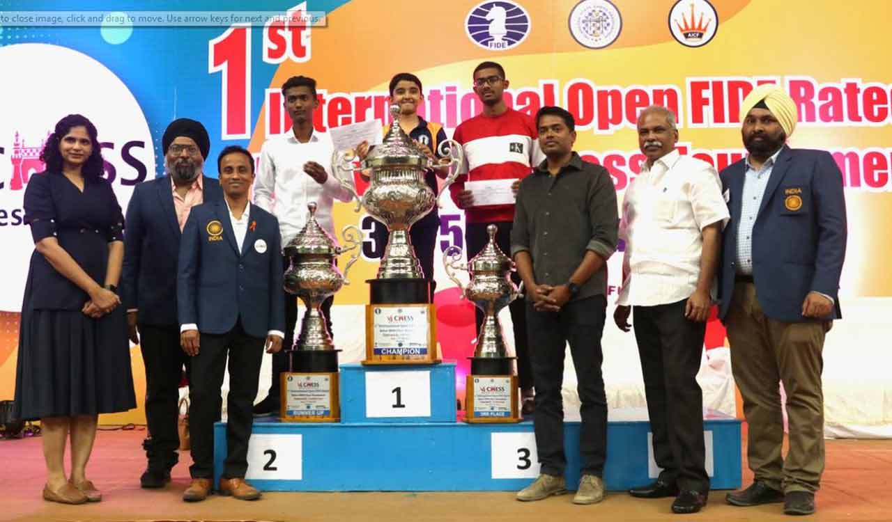Telangana’s Samuel emerges champion at V4 Chess Tournament