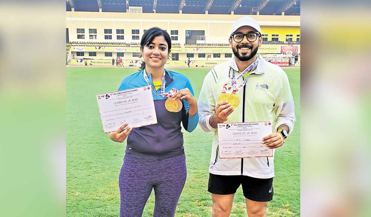 Double delight for Avik at All India Master’s Games