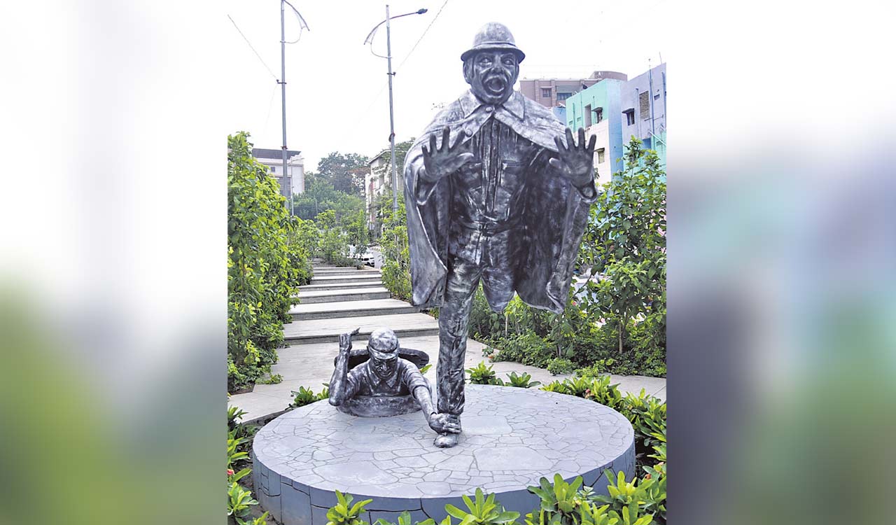 Vibrant street art dots Hyderabad landscape