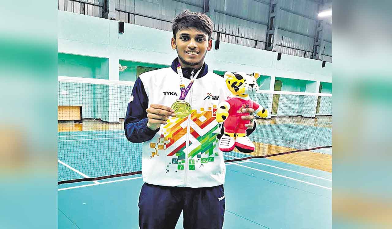 Telangana’s Lokesh bags gold at Khelo India Youth Games