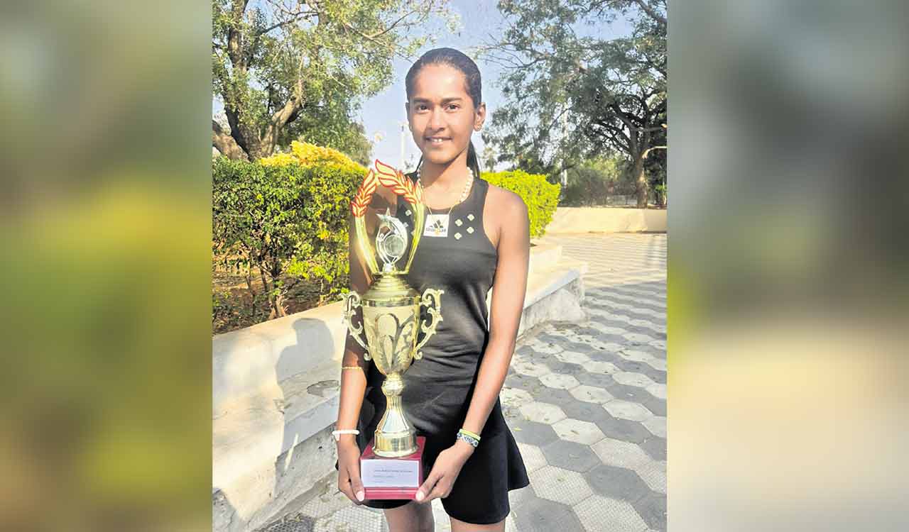 Harshini clinches AITA women’s tennis tournament