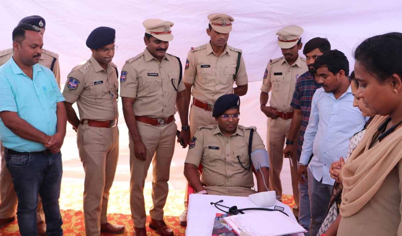 Mega medical camp organised for policemen in Kothagudem