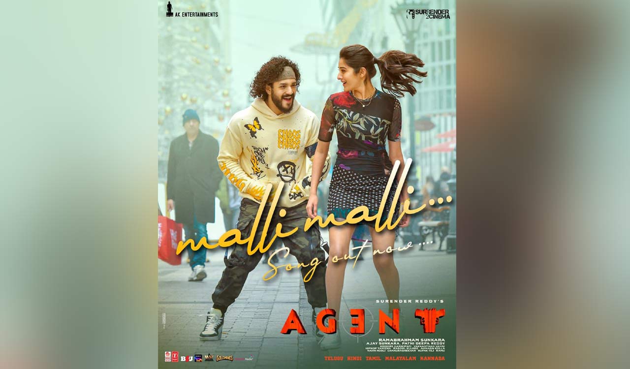 ‘Malli Malli’, a song from Akhil Akkineni’s first pan-India ‘film Agent’ is out now