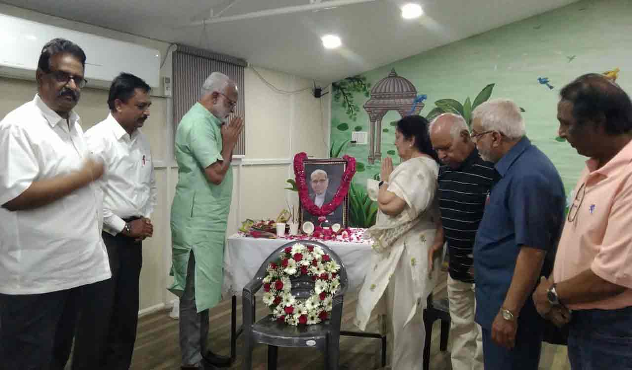 Hyderabad: Condolence meeting in memory of Dr Anand Raj Varma held