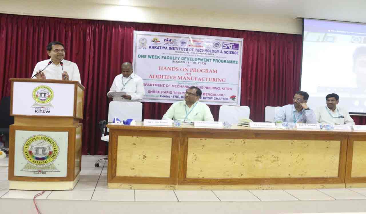 Telangana: Additive manufacturing used in every engineering field