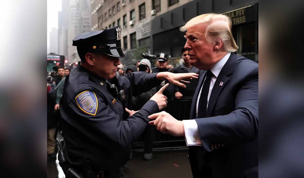 AI-generated images creating fake news on social media