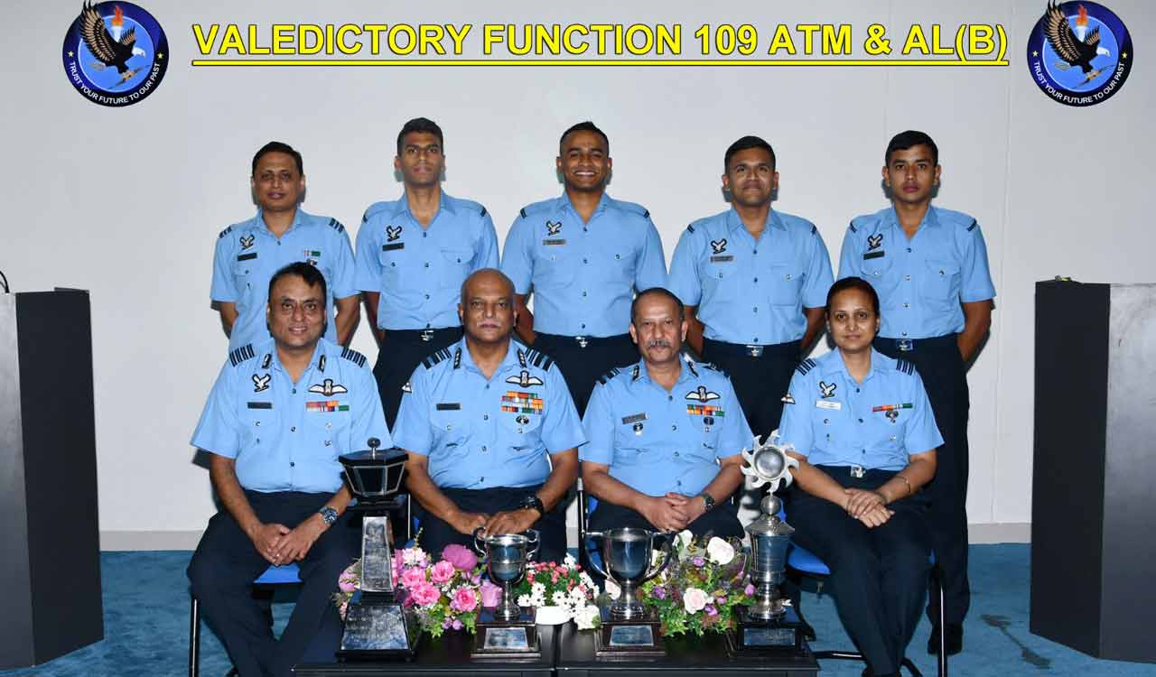 Graduation ceremony of 109th ATM & AL (B) course held at AFA Hyderabad