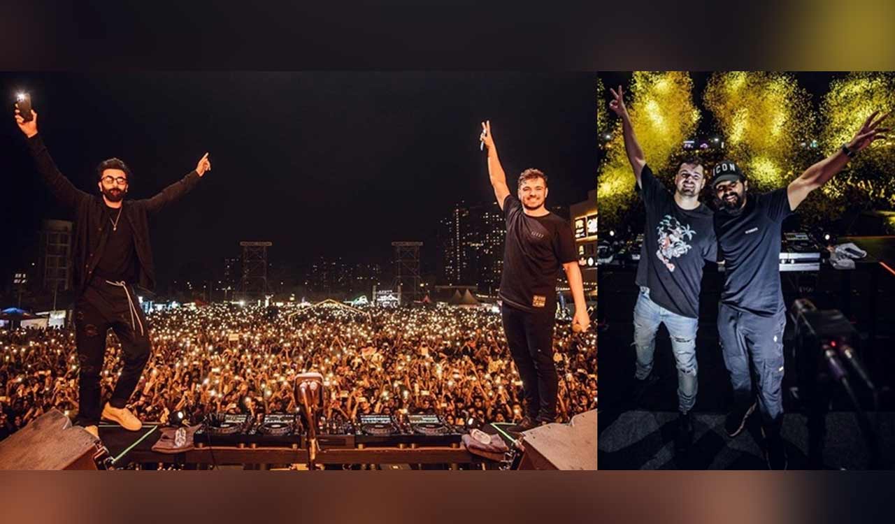 Allu Arjun, Ranbir Kapoor join two-time MTV EMA winner Martin Garrix on stage