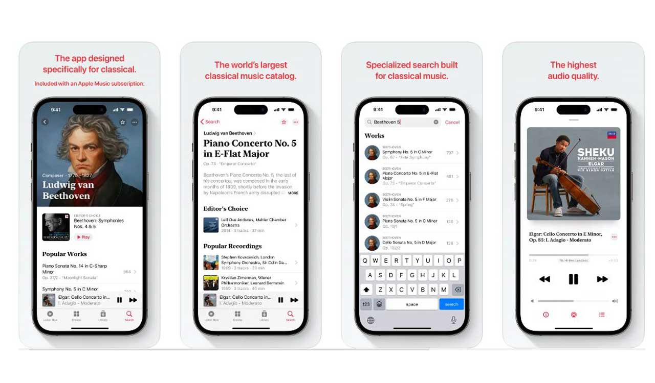 Apple to release its new classical music app on March 28