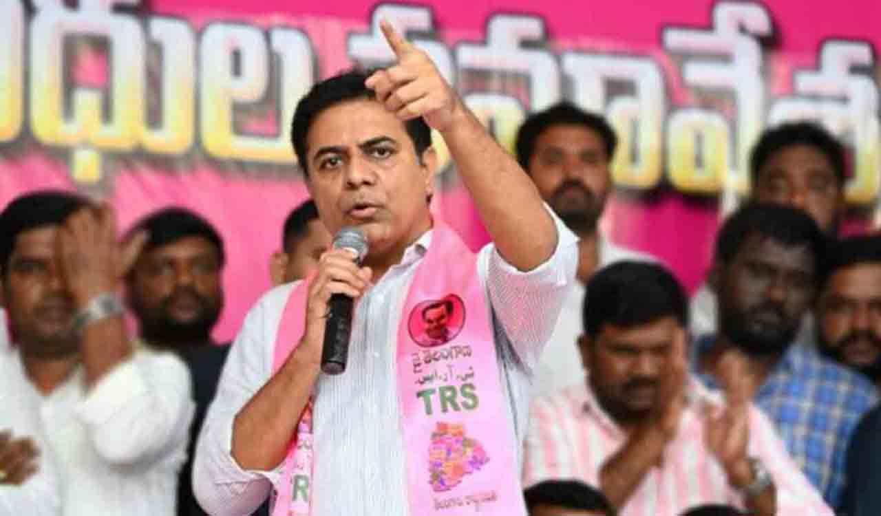 BJP’s double engine government triples LPG prices, says KT Rama Rao