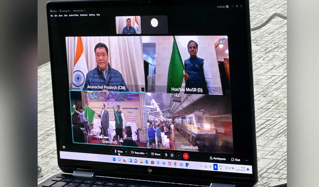 Bharat Gaurav train leaves for Arunachal Pradesh 