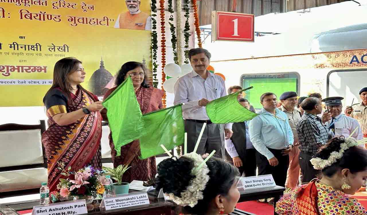 ‘Bharat Gaurav’ train flagged off, to explore beauty of NE region
