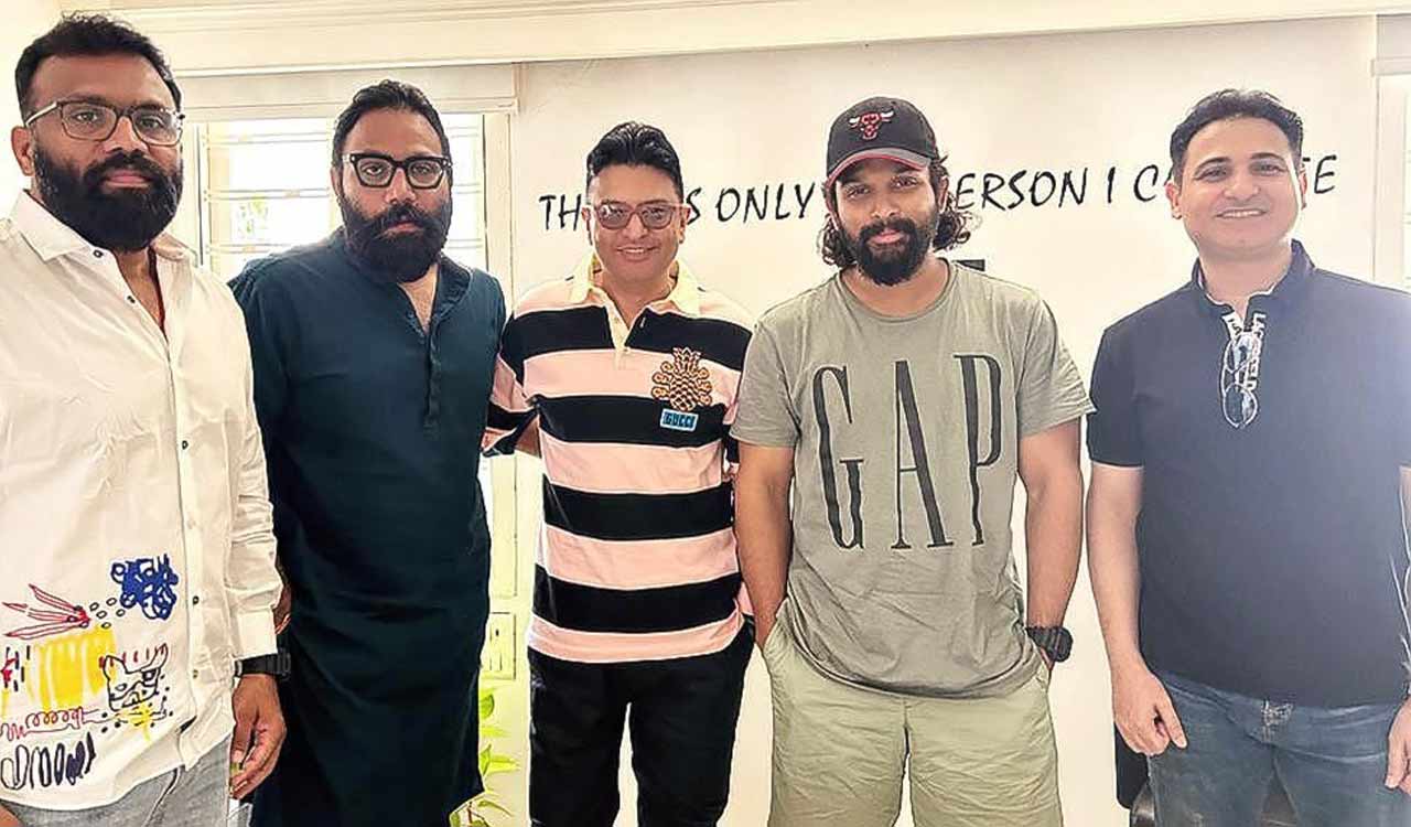 Bhushan Kumar, director Sandeep Reddy Vanga announce next with Allu Arjun