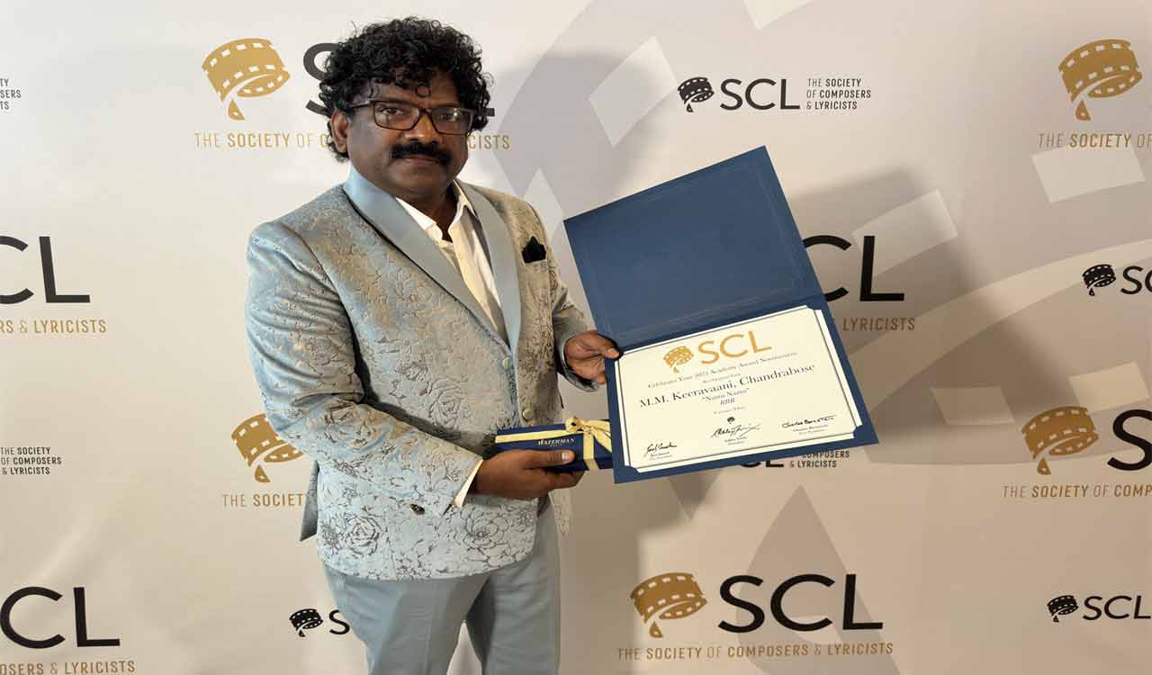 Chandrabose gets appreciated by the SCL, Society of Composers and Lyricists
