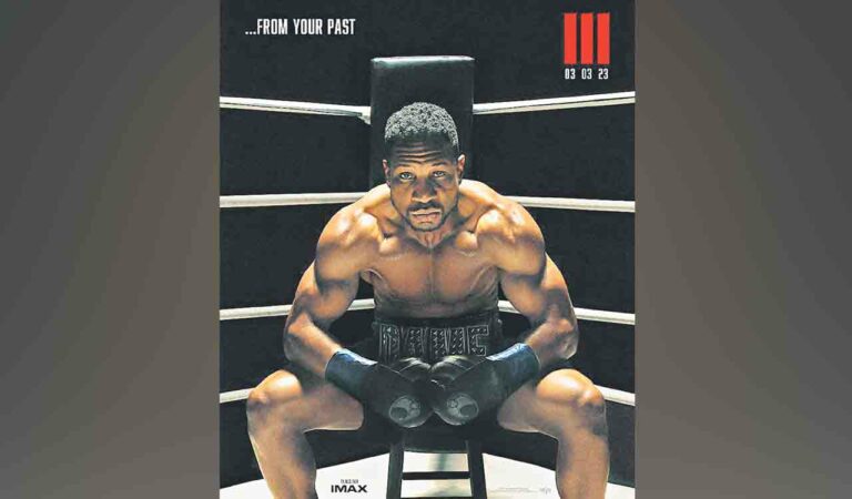 A poster from Creed III