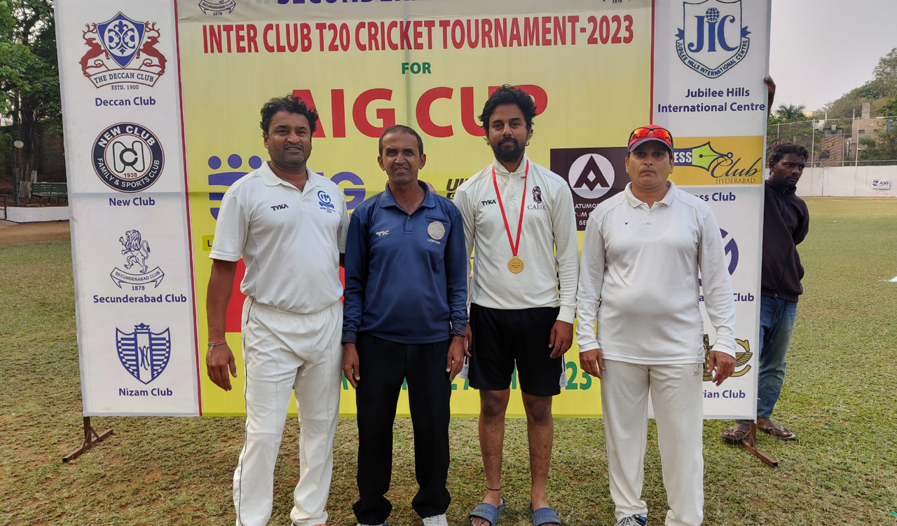 Secunderabad Club T20 Tournament: Press Club defeats Fateh Maidan Club by 38 runs