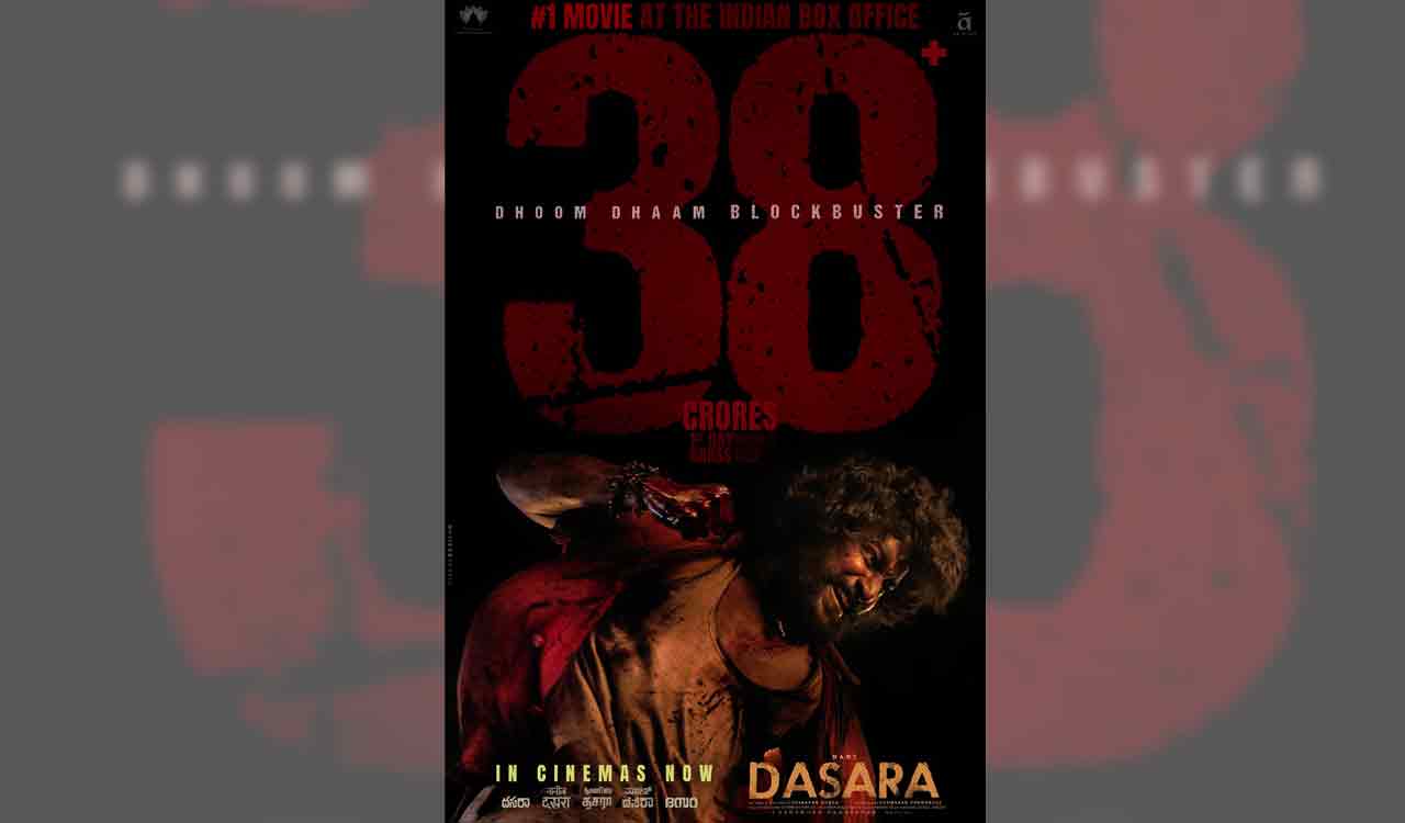 Nani’s Dasara movie collects Rs 38 crore on day 1