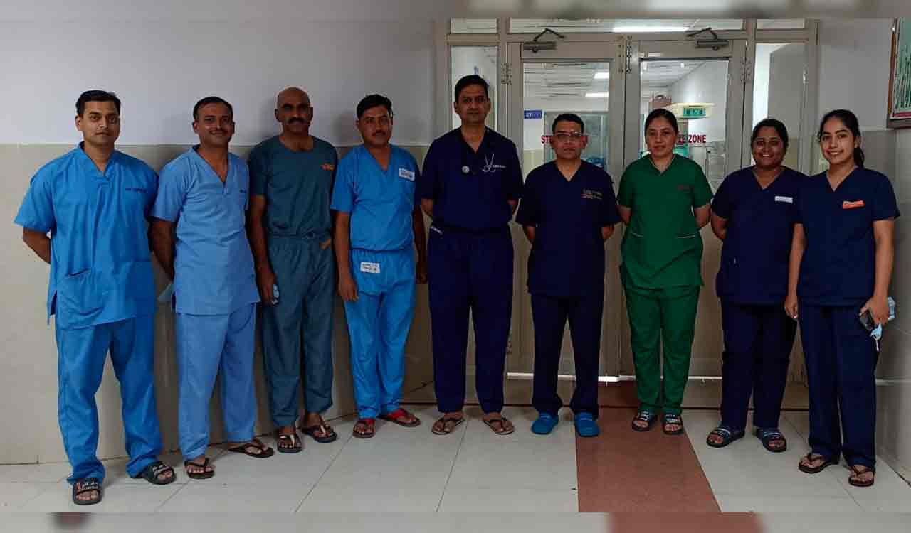 Maxillary jaw replacement surgery successfully performed at Military Hospital Secunderabad