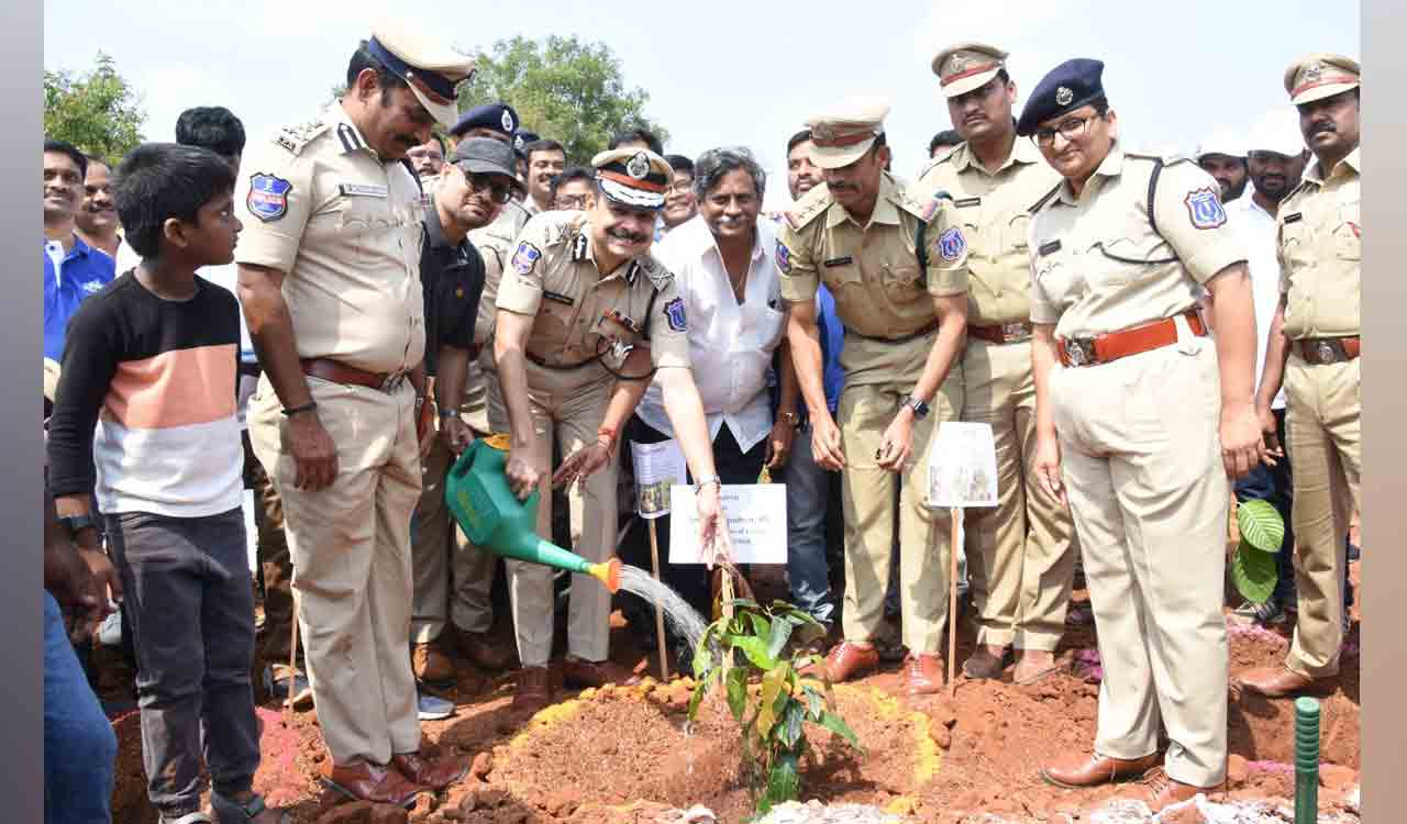 Rachakonda Police organise mega plantation drive as part of GIC