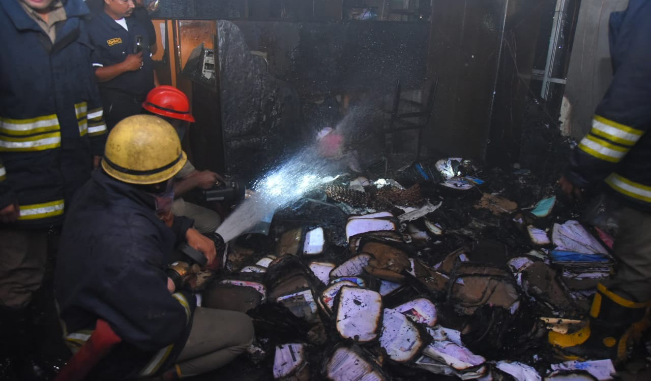 Hyderabad: Fire breaks out at Haj House, no casualties reported