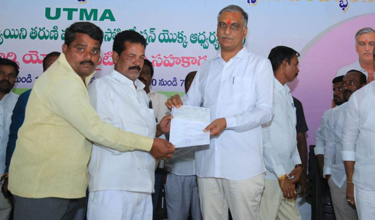 Harish Rao asks people to utilise services of government hospitals