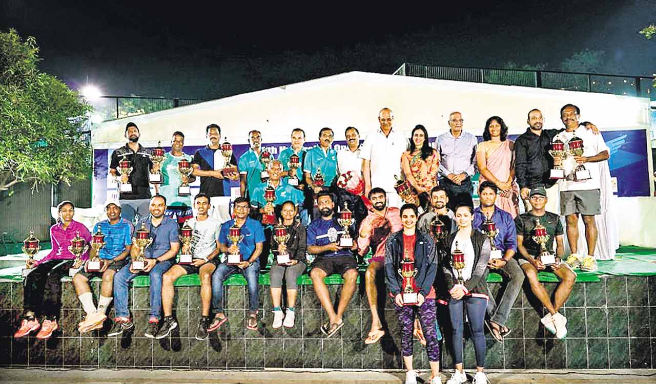 Twin titles for Vinod, Janaki at 13th Tennis Open tournament