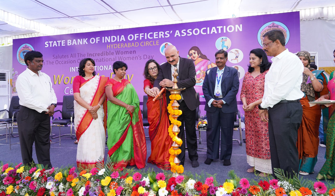 Hyderabad: State Bank of India celebrates Women’s Day