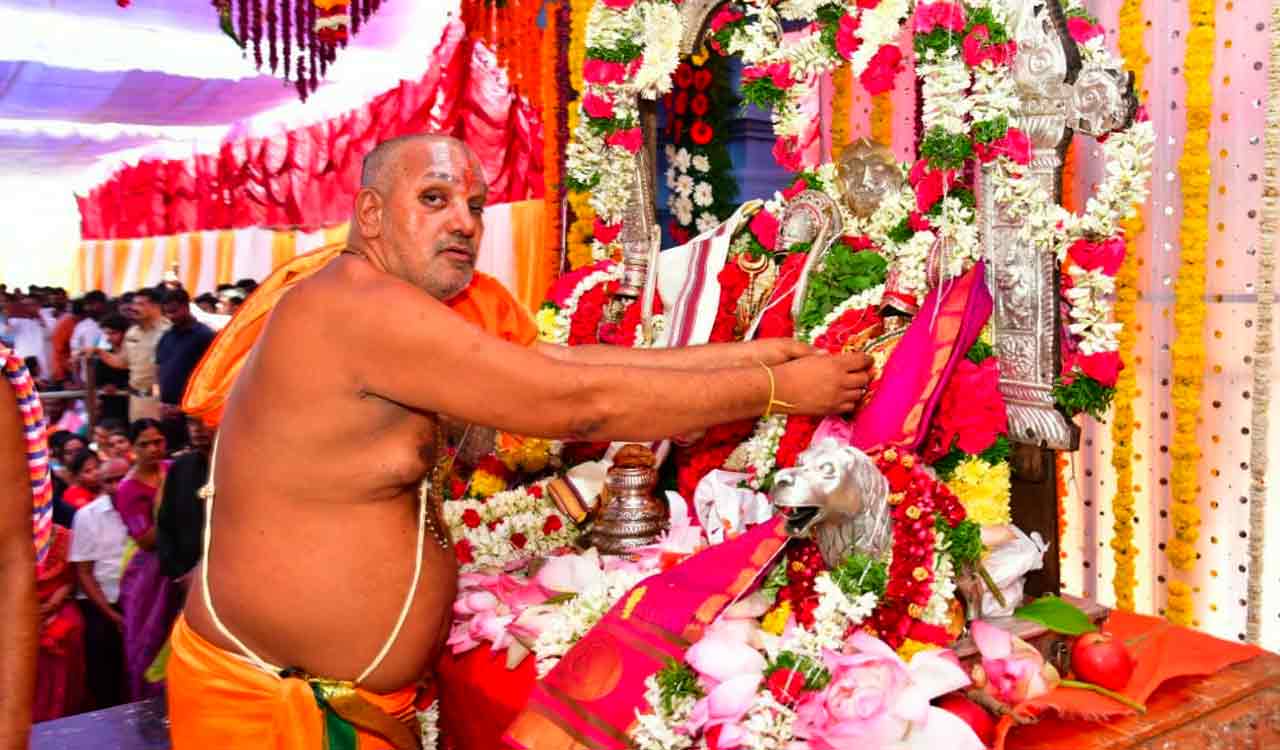 Karimnagar: Sri Rama Navami celebrated on a grand scale in Illandakunta