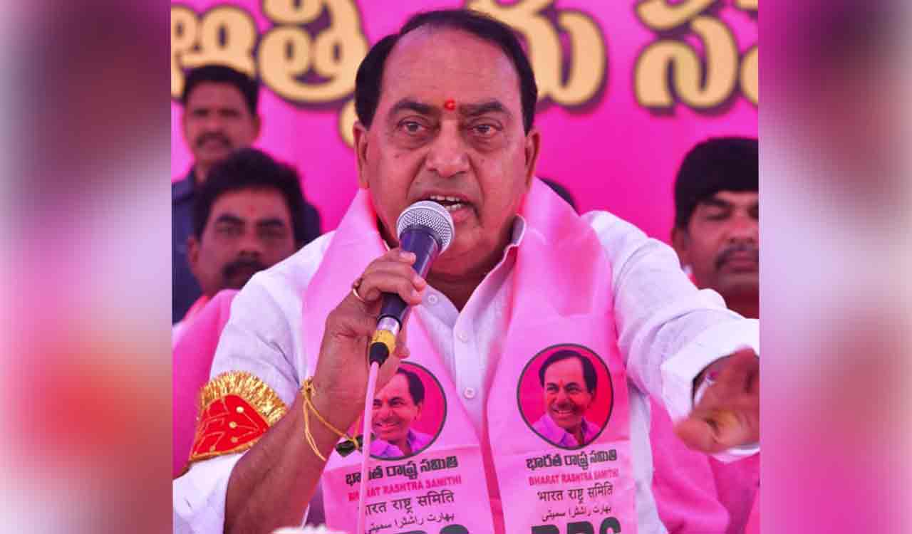 Indrakaran Reddy asks BRS cadre to strive for hat-trick victory
