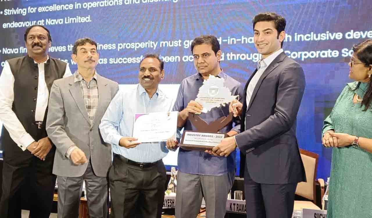 Paloncha-based Nava Limited wins Industry Awards-2022 in CSR category
